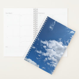 Een driehoek van wolken planner