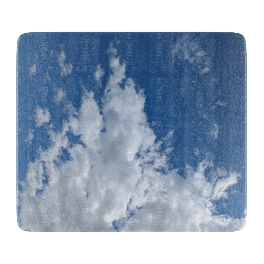 Een driehoek van wolken snijplank (Voorkant)