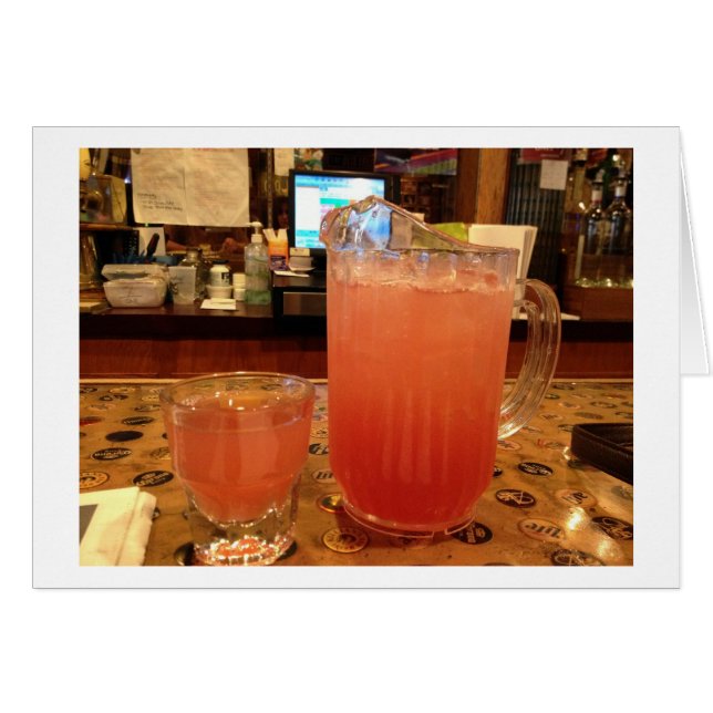 EEN DRINK HELPT U TE VERGETEN DAT U "50" BENT (Voorkant Horizontaal)