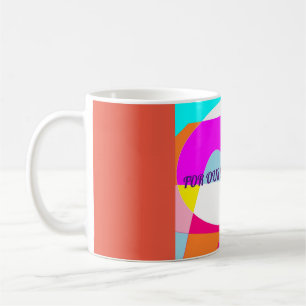 Een drink mok voor Kate gemengd gekleurd ontwerp