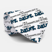 Een Drink nodig - Flight Attendant Stropdas (Opgerold)