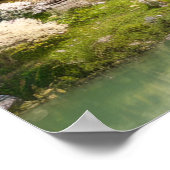 Een droom van Natuur Lover, een stad op het platte Poster (Hoek)