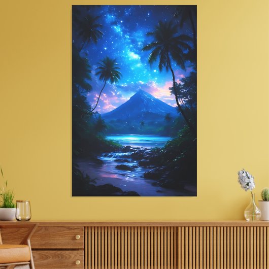 Een droom van Nusantara Canvas Afdruk (Insitu (Woonkamer))