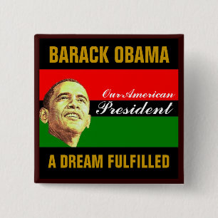 Een droom vol vierkante button 5,1 cm