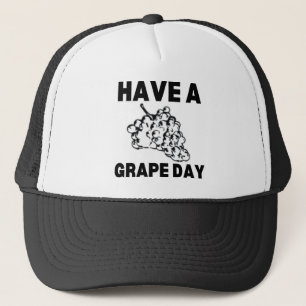 Een druivendag trucker pet
