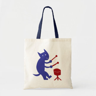 Een drum afspelen tote bag