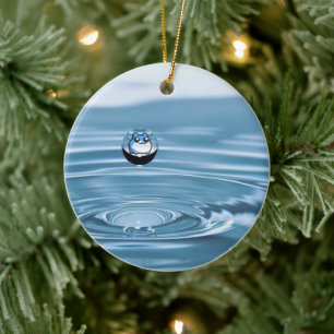 Een druppel Toby Keramisch Ornament
