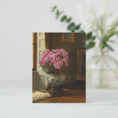 Een dubbelroze azalea | Jessica Hayllar Briefkaart (Staand voorkant)