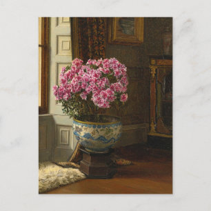Een dubbelroze azalea Jessica Hayllar Briefkaart
