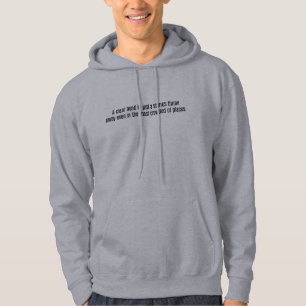 Een duidelijke hoofdtelefoon van Mannen Hoodie
