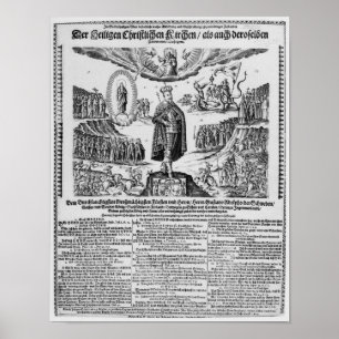 Een Duitse omroep met Adolphus Champion Poster