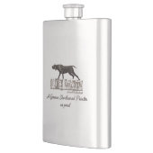 Een Duitse Shorthaired Pointer op dit punt Flacon (Links)