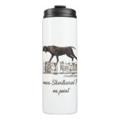 Een Duitse Shorthaired Pointer op dit punt Thermosbeker (Voorkant)