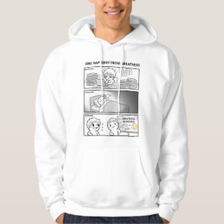 Een dutje weg van grootheid hoodie-grappig gezelli hoodie