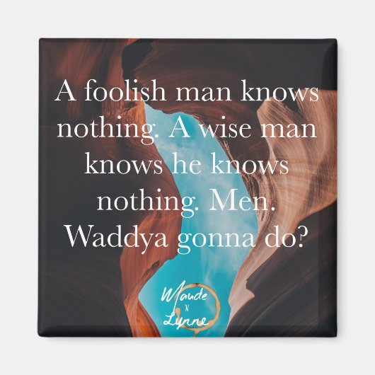 Een dwaze mannen magneet (Voorkant)