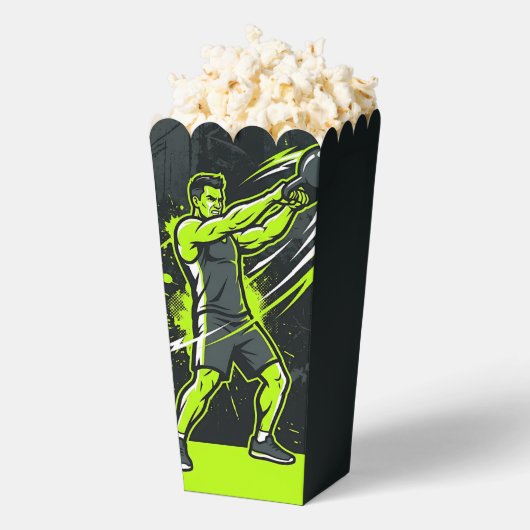 Een dynamische neon groene lijntekening illustrati bedankdoosjes (Popped)