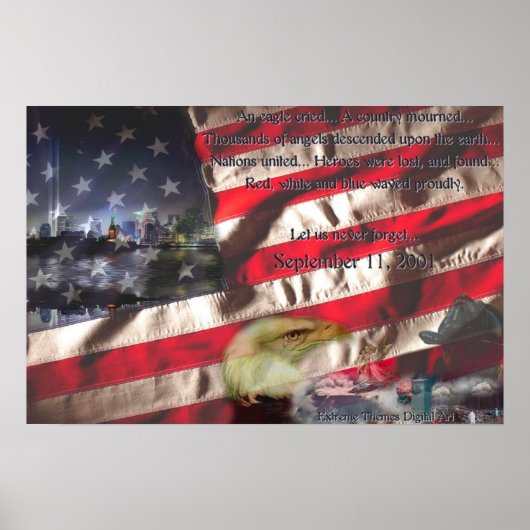 Een Eagle Cried Poster (Voorkant)