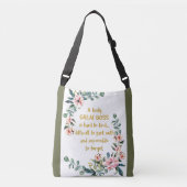 Een echt geweldige baas, bedankt crossbody tas (Voorkant)