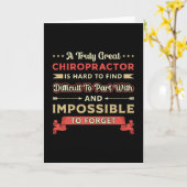 Een echt geweldige Chiropractor-ruggengraat Kaart (Gele Bloem)