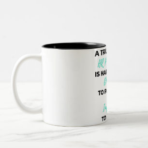 Een echt geweldige HR-professional is moeilijk om Tweekleurige Koffiemok