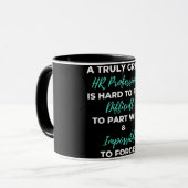 Een echt geweldige HR-professional is moeilijk te  Mok (Voorkant links)