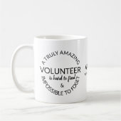 Een echt geweldige vrijwilliger koffiemok (Links)