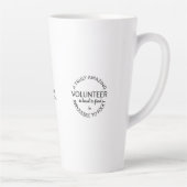 Een echt geweldige vrijwilliger latte mok (Rechts)