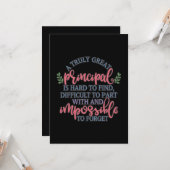 Een echt goede directeur is moeilijk te vinden kaart (Voorkant / Achterkant in situ)