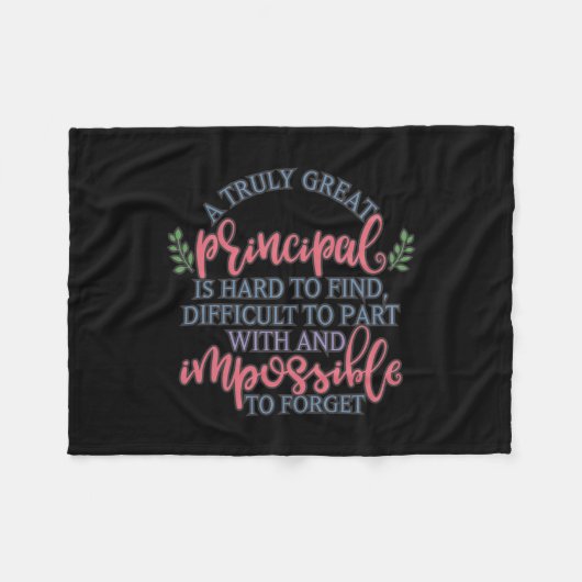 Een echt groot hoofd is moeilijk te vinden fleece deken (Voorkant (Horizontaal))