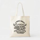 Een echt groot hoofd is moeilijk te vinden tote bag (Voorkant)