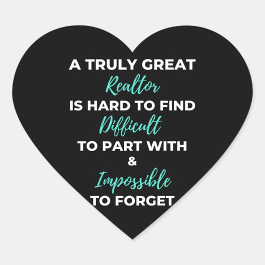 Een echt grote speler is moeilijk te vinden hart sticker (Voorkant)