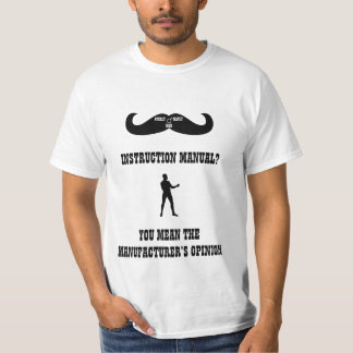 Een echt overdreven Man - Instruction Manual? T-shirt