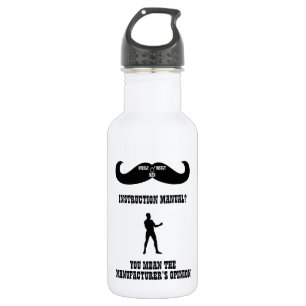 Een echt overdreven Man - Instruction Manual? Waterfles