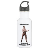 Een echt overdreven Man Waterfles (Voorkant)