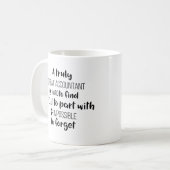 Een echte goede accountant is moeilijk te vinden koffiemok (Voorkant links)
