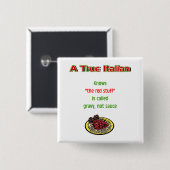 Een echte Italiaanse pop Vierkante Button 5,1 Cm (Voorkant /achterkant)