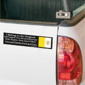 Eén echte kerk bumpersticker (Op Truck)