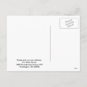 Een echte kerst van Donald en Melania Feestdagenkaart (Achterkant)