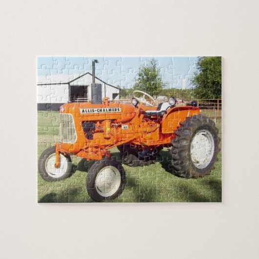 Een echte machine van het Man - 1967 Allis-Chalmer Legpuzzel (Horizontaal)