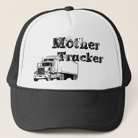 Een echte moedertrucker trucker pet (Voorkant)