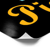 Een echte oma Knit Real Grandmas Play Pickleball Perfect Poster (Hoek)