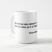 Een echte patriot koffiemok (Voorkant links)