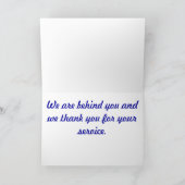 Een echte soldaat kaart (Binnen)