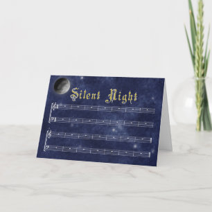 Een echte Stille Nacht Kerstkaart Feestdagen Kaart