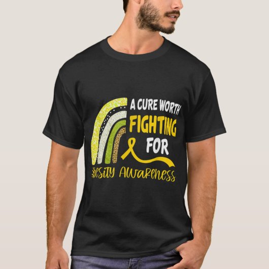 Een echte strijd tegen obesitas T T-shirt (Voorkant)