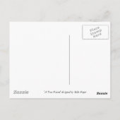 Een echte vriend briefkaart (Achterkant)