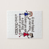 Een echte vriend legpuzzel (Horizontaal)