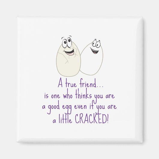 Een echte vriend magneet (Voorkant)