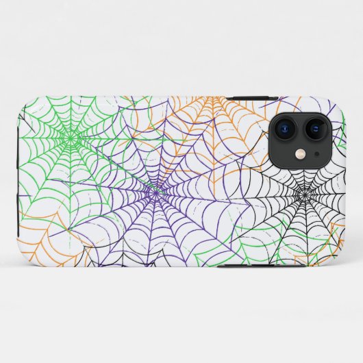 Een eenvoudig Halloween Spin's Web Patroon Case-Mate iPhone Case (Achterkant (horizontaal))