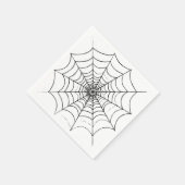 Een eenvoudig spinnenweb servet (Hoek)